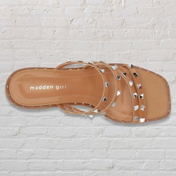 Madden Girl Roam Studded Block Heel City Sandal - Picture 3 of 4